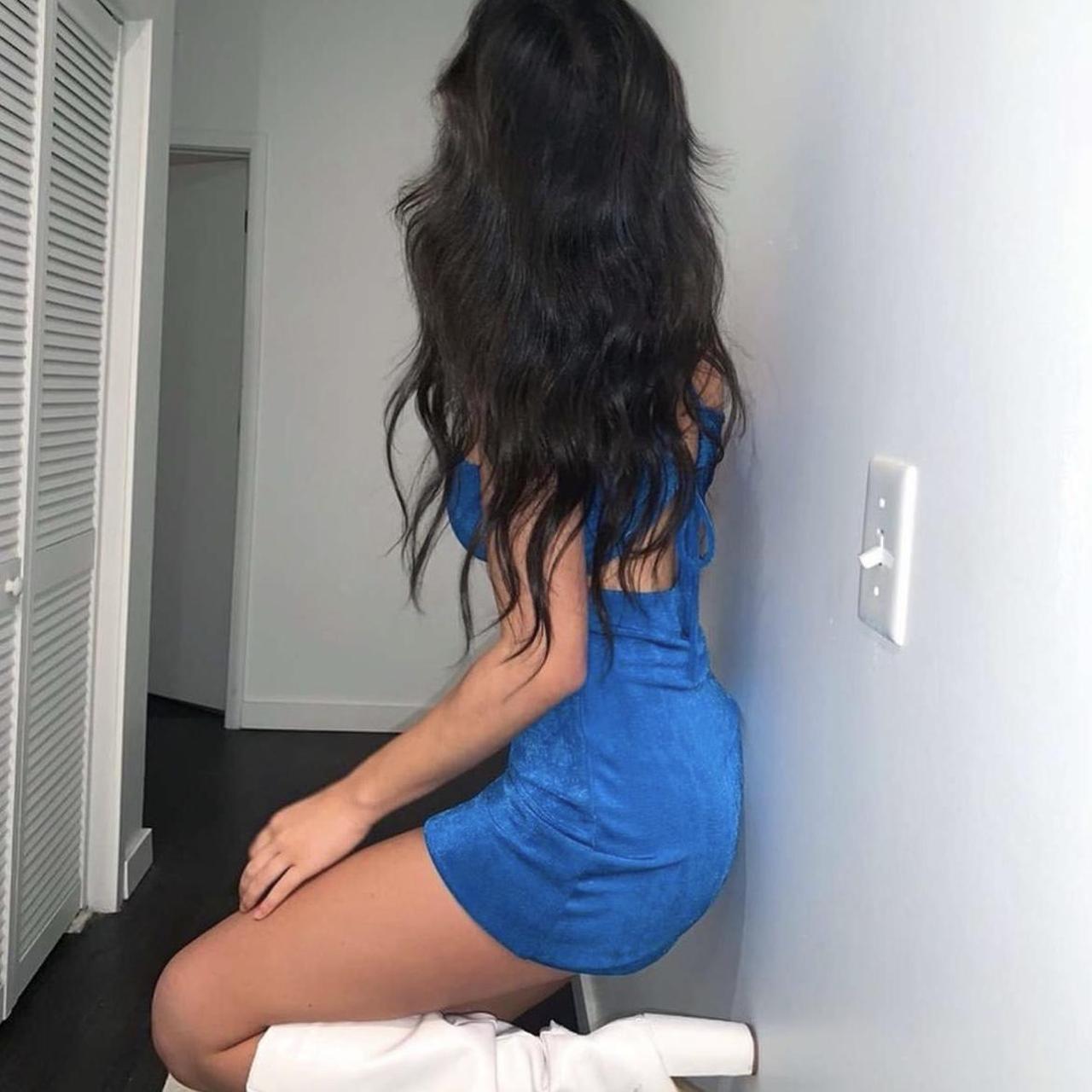 Peppermayo Women's Blue Dress Depop