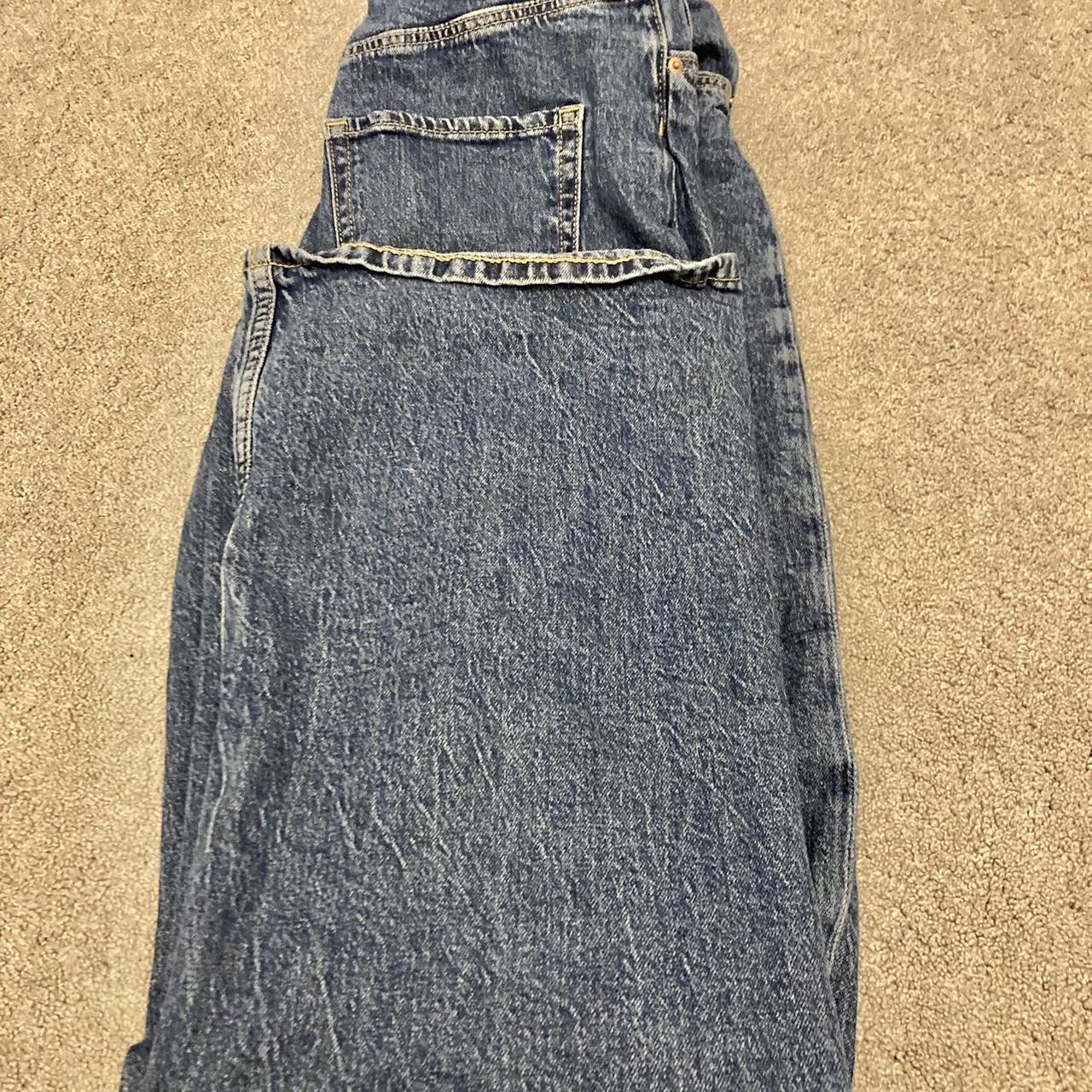 blue straight leg h m jeans size 14Y however would