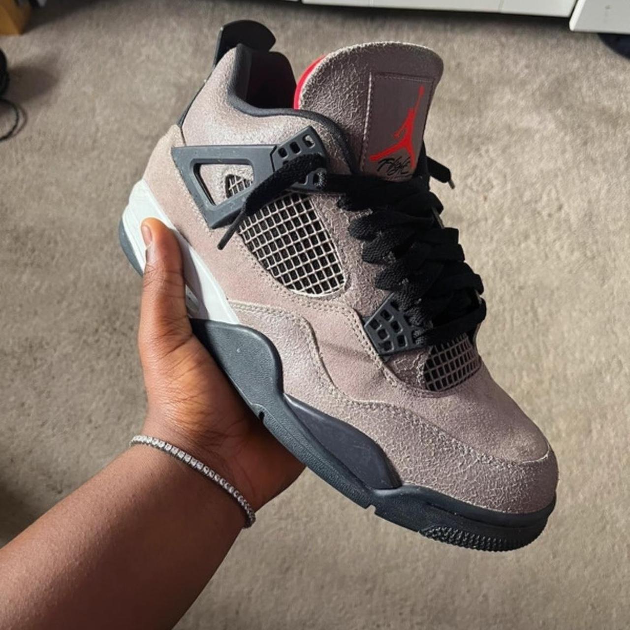 Taupe Haze Jordan 4s Size 8.5 uk Worn only... - Depop