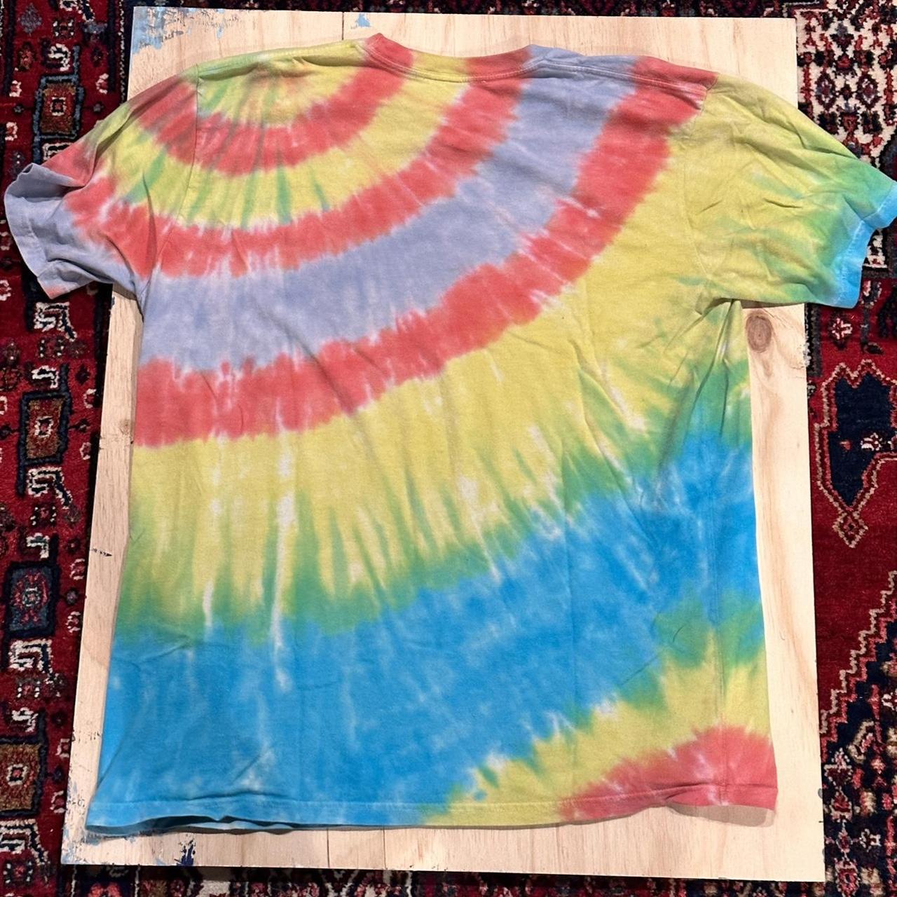 Supreme Tie-Dye Dinosaur Tee, Size Large-Like New