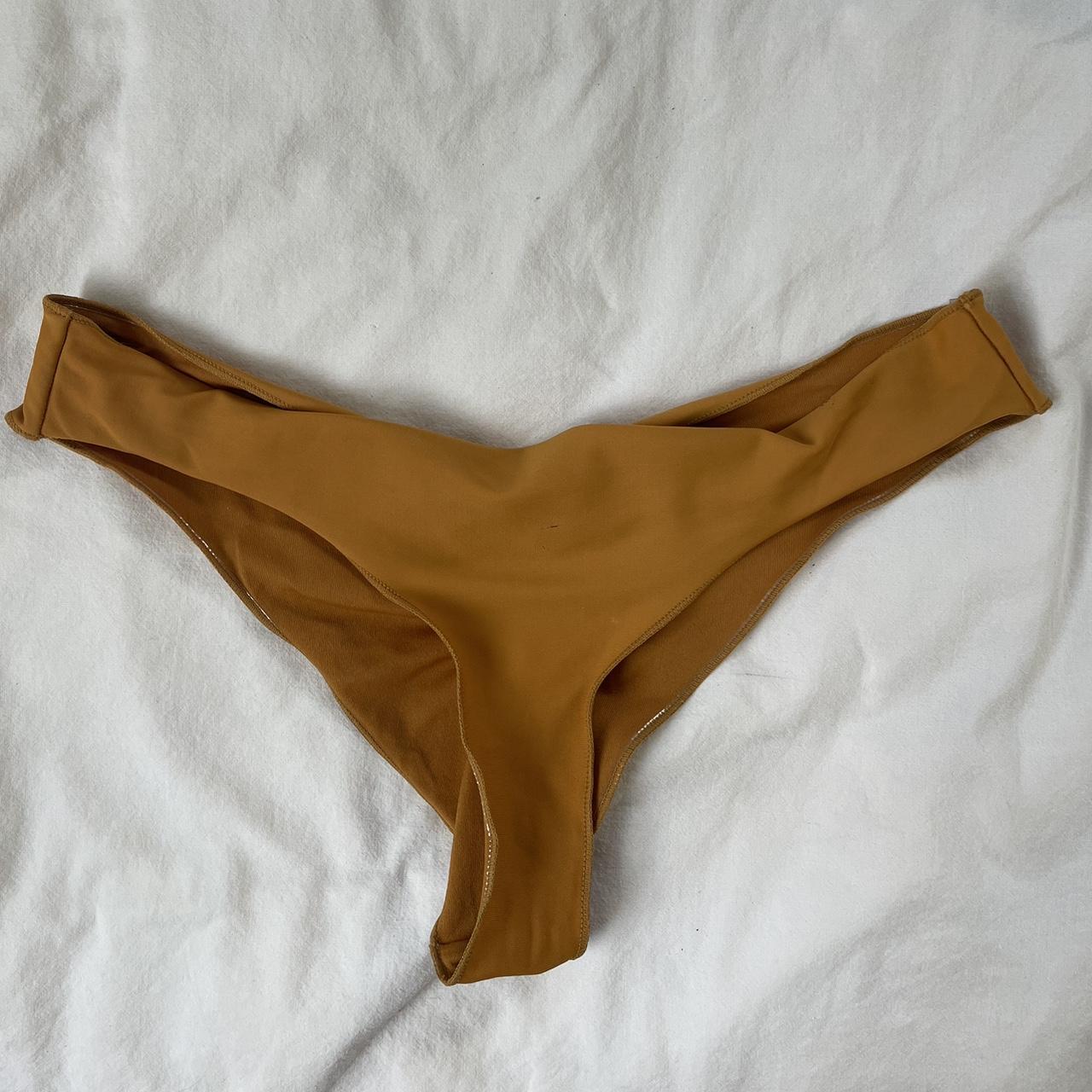 Rip Curl Women's Yellow Bikini-and-tankini-bottoms | Depop