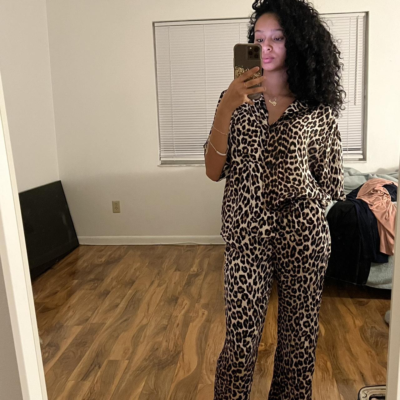 Leopard jumpsuit outlet h&m