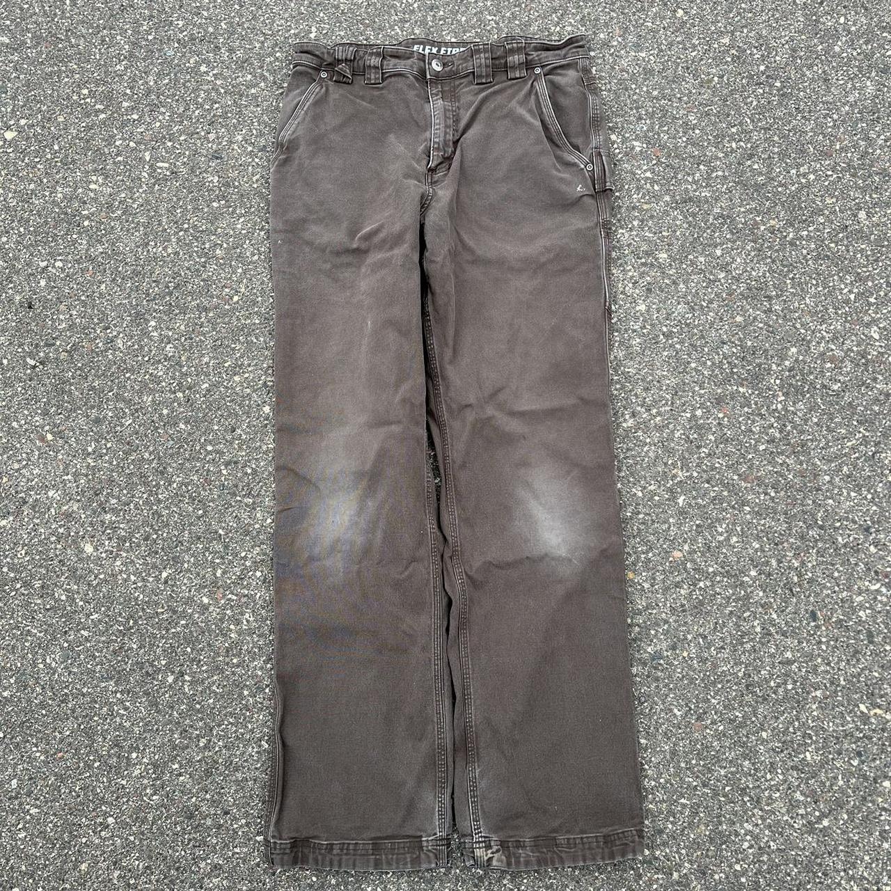 Duluth Trading Company Men's Brown and Black Trousers