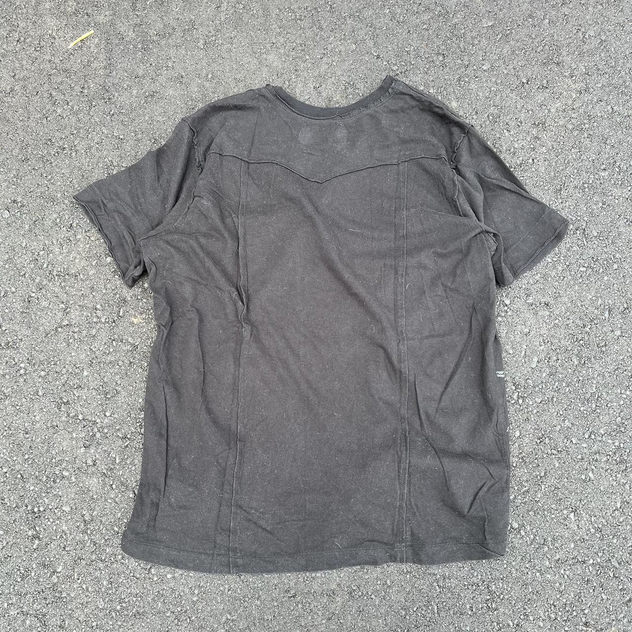 Vintage carbon black emo shirt Color black size L no... - Depop