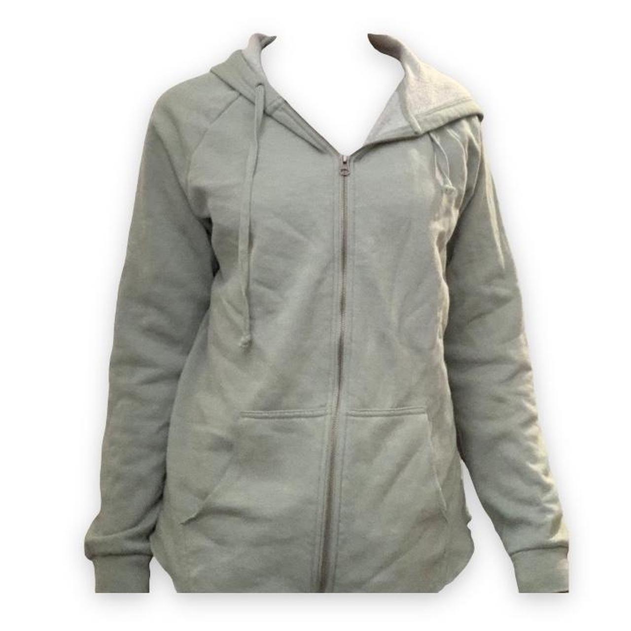 Sage green zip up ꔫ ꔫ light weight ꔫ cute color... Depop