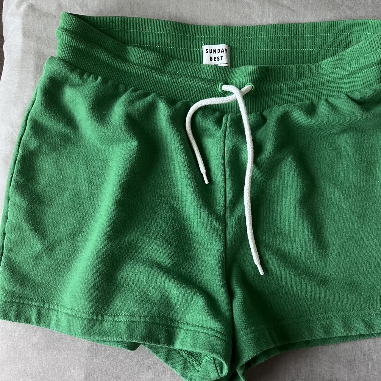 🍀🥑aritzia cotton shorts these sunday best cotton... - Depop