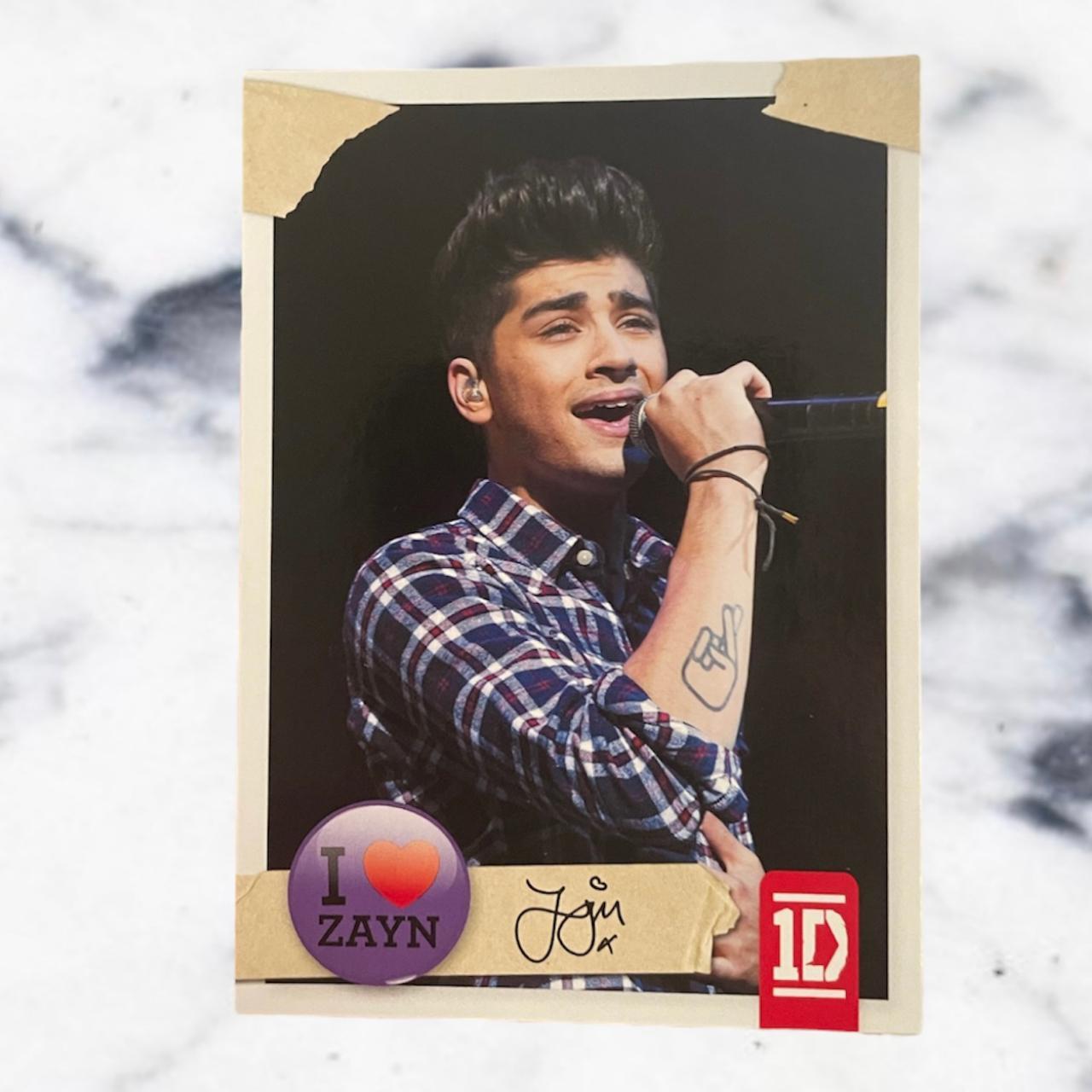 Zayn Malik One Direction Official Trading Card... Depop