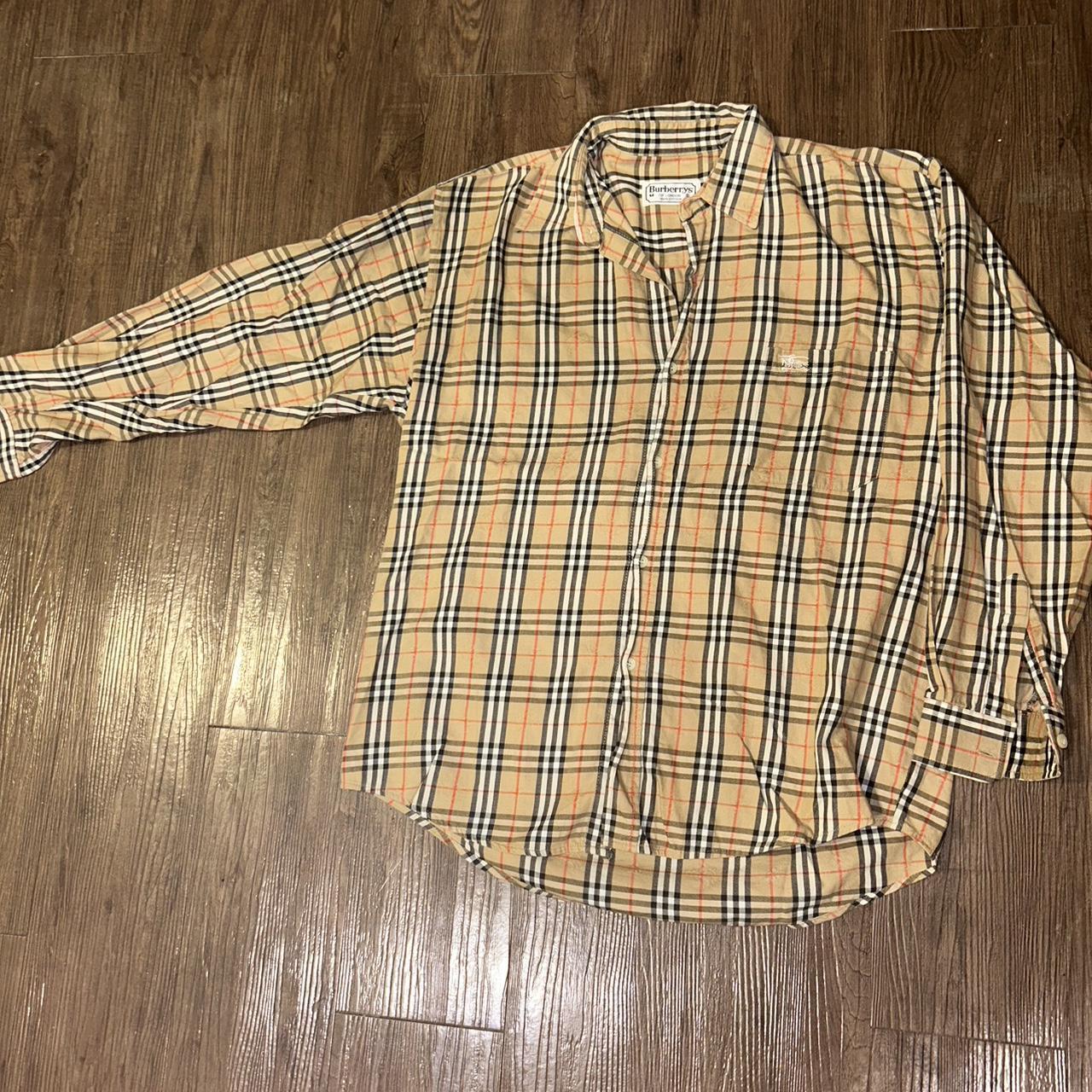 Burberry shirt hot sale depop