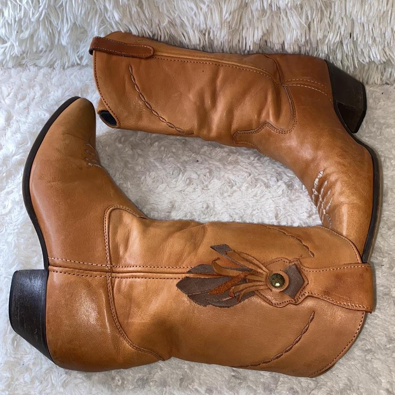 Womens Tan Boots Depop 