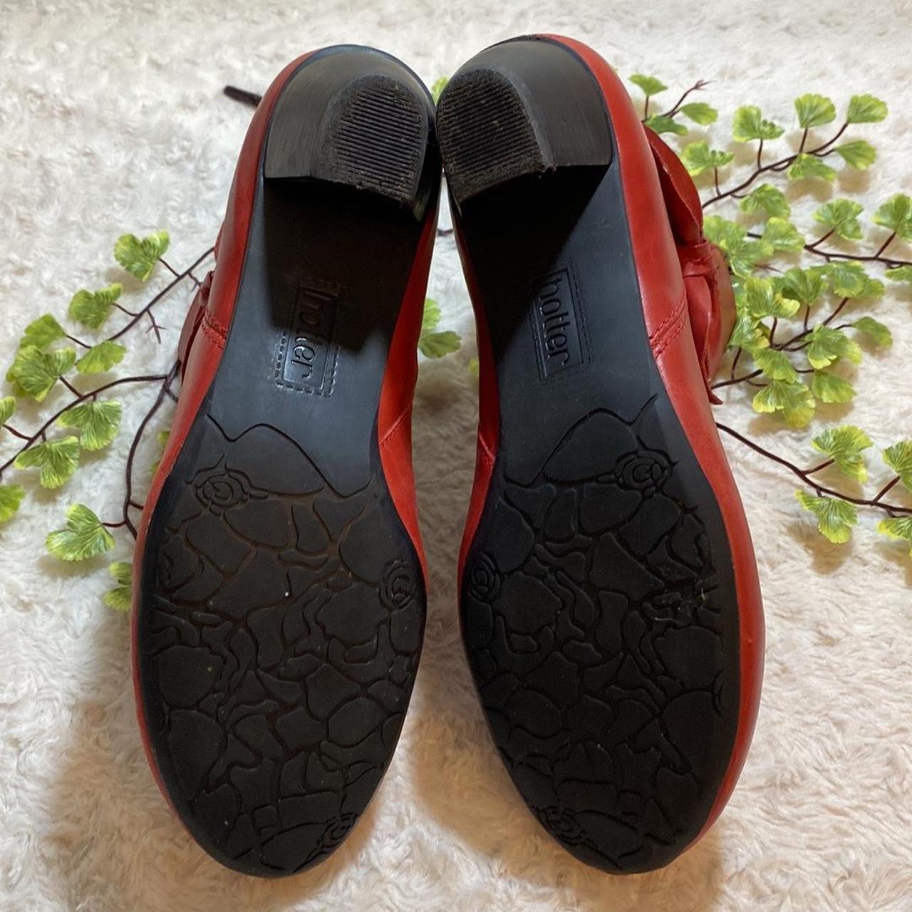 Hotter Women's Red Boots Depop