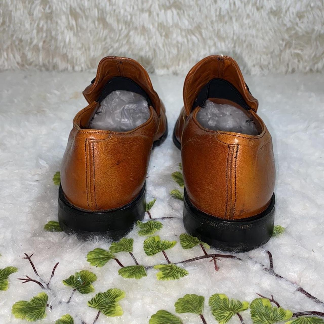 MenVintage Freeman Loafer Dress Brown Leather... Depop