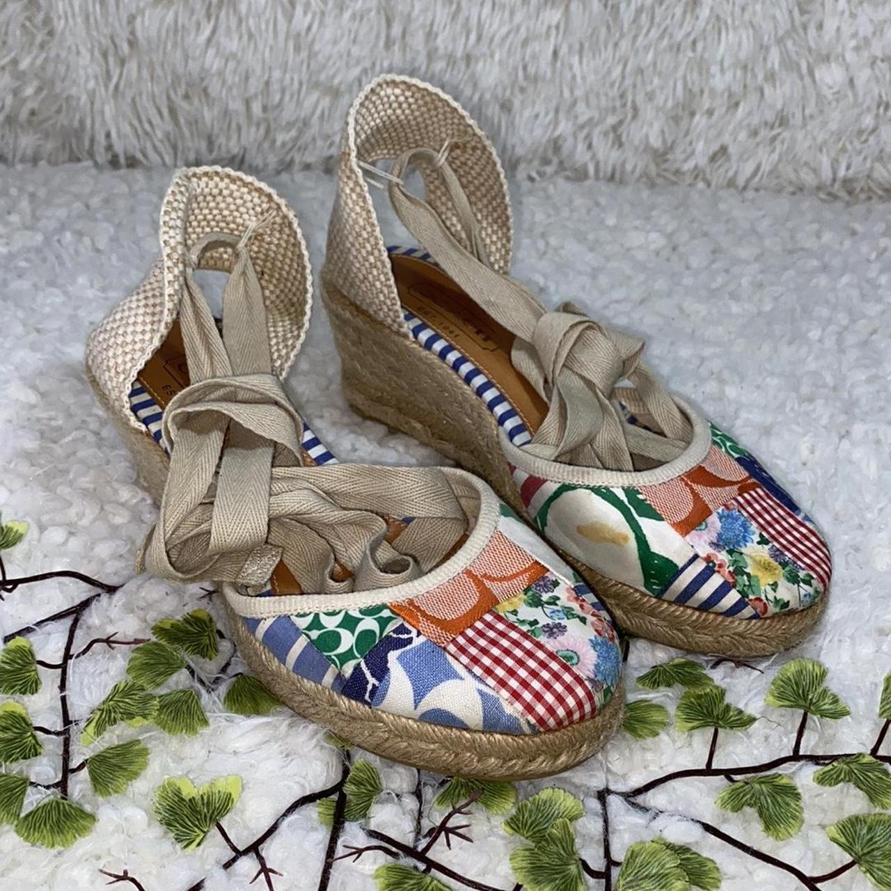 Coach store espadrilles wedge