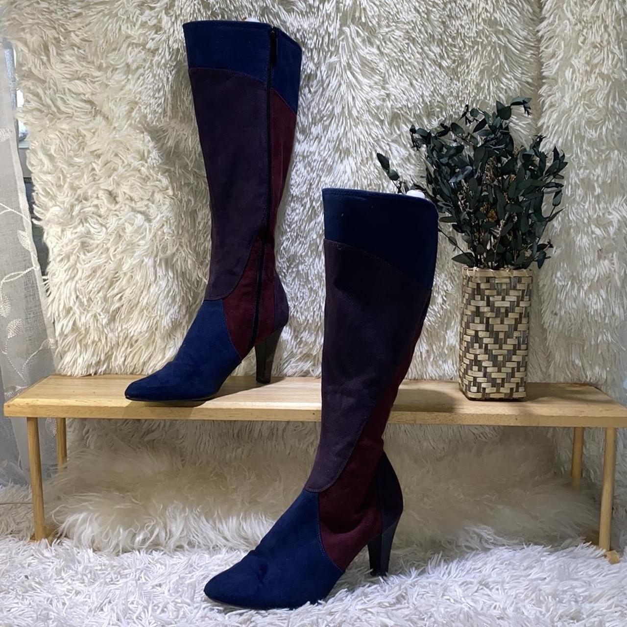 Impo Brown Boots ?-Women's-Impo 90s,y2k,VintageBlue Plume Maroon Depop
