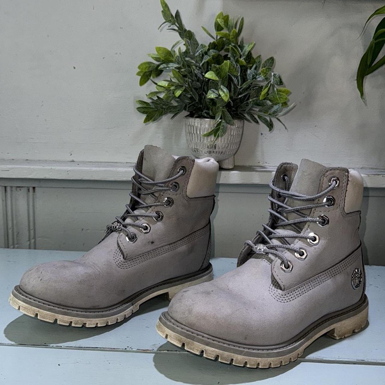 Timberland womens gray boots fashion