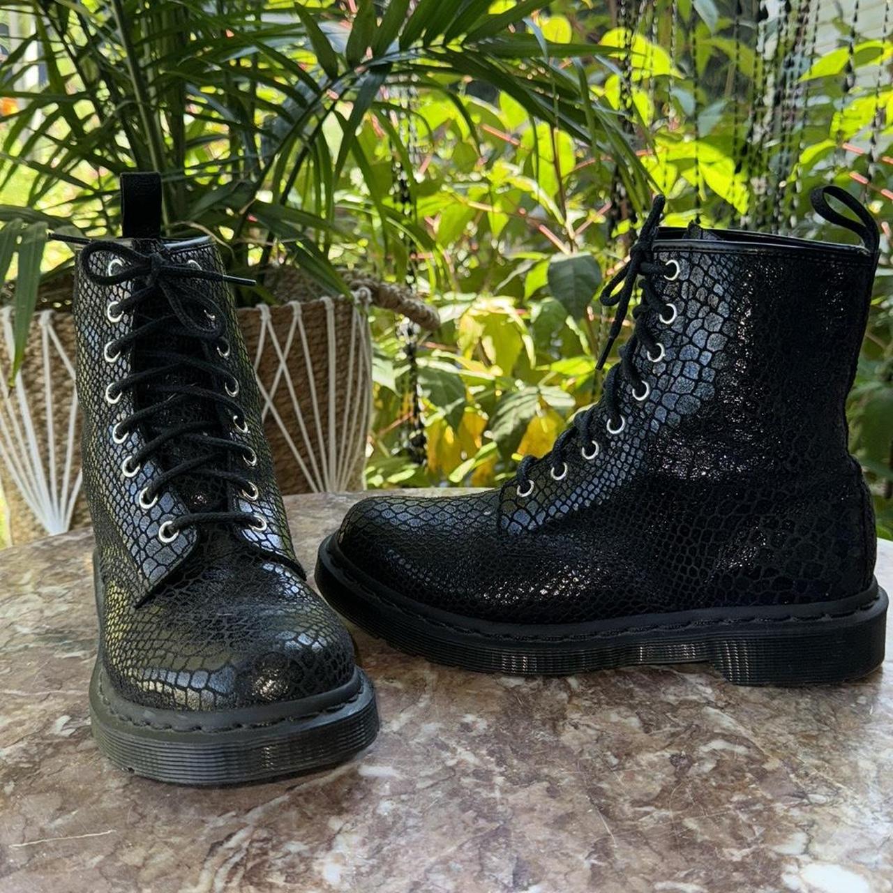 Dr marten snakeskin boots online