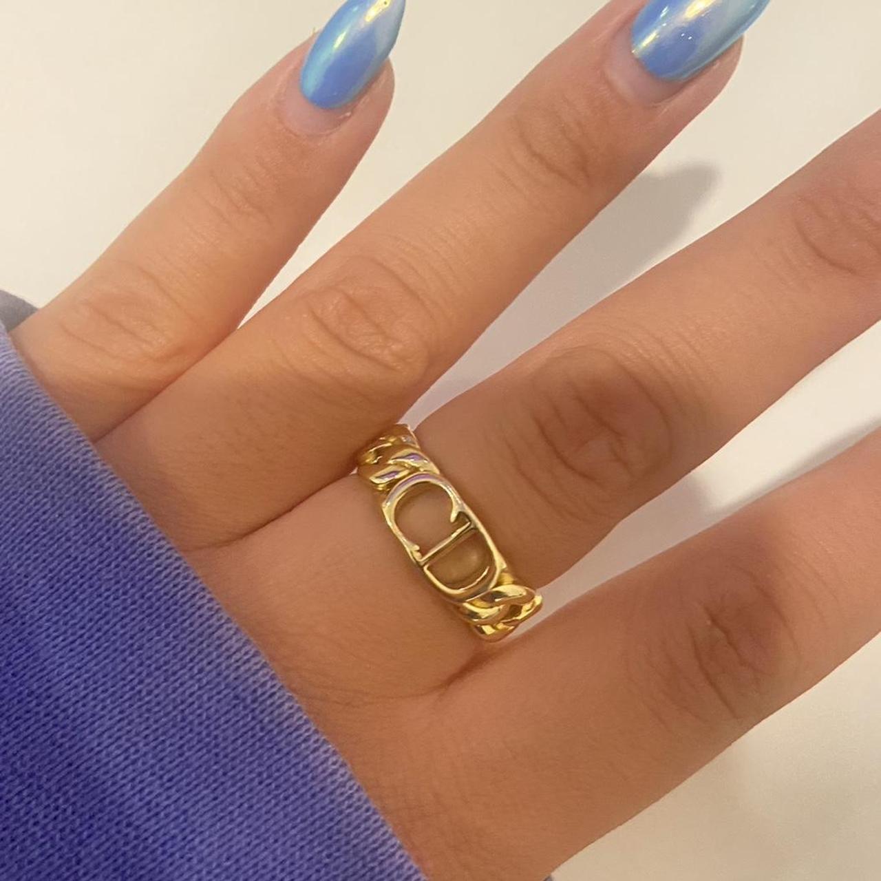 christian dior ring! this ring is in perfect... Depop