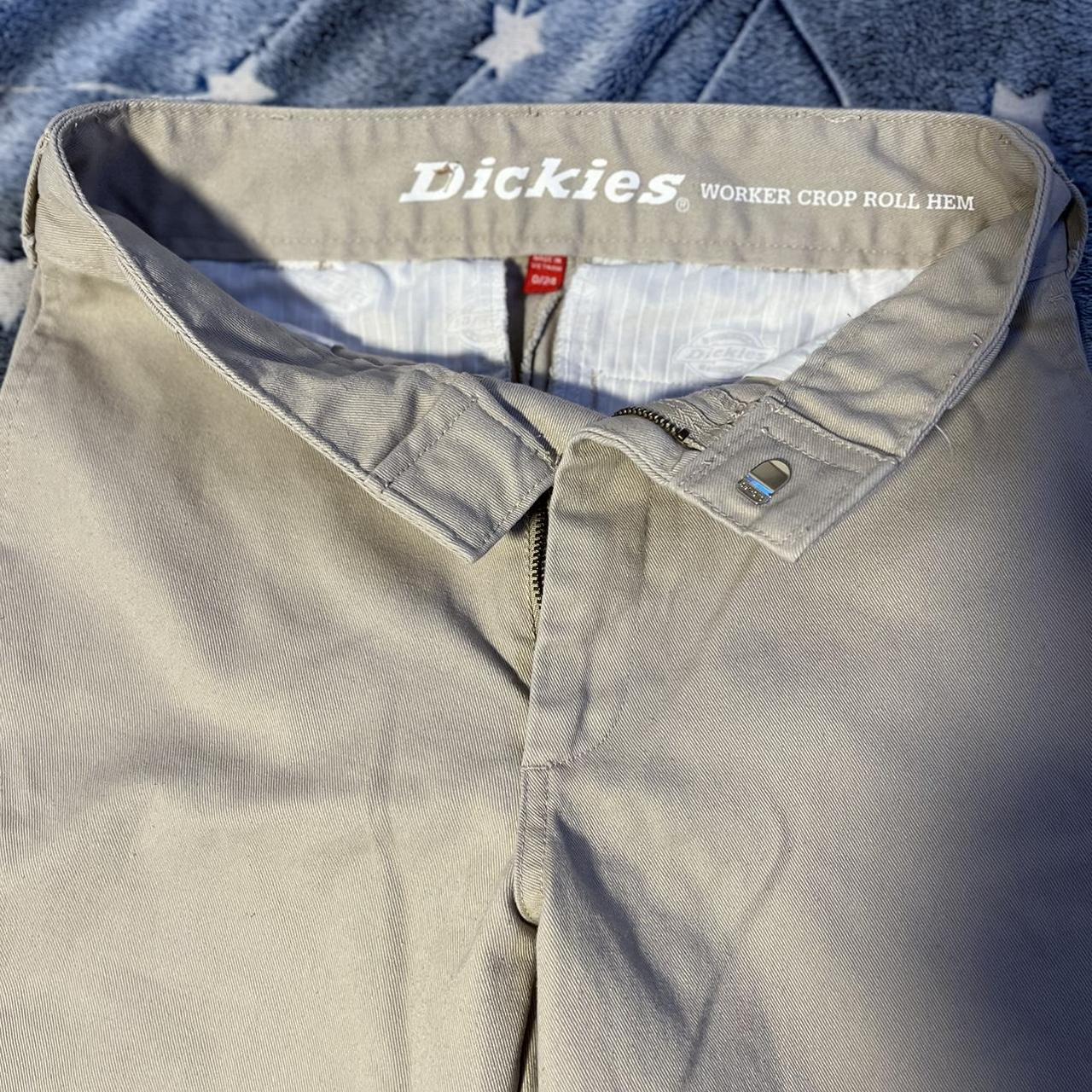 Women’s Dickies worker crop roll hem pants Super... Depop