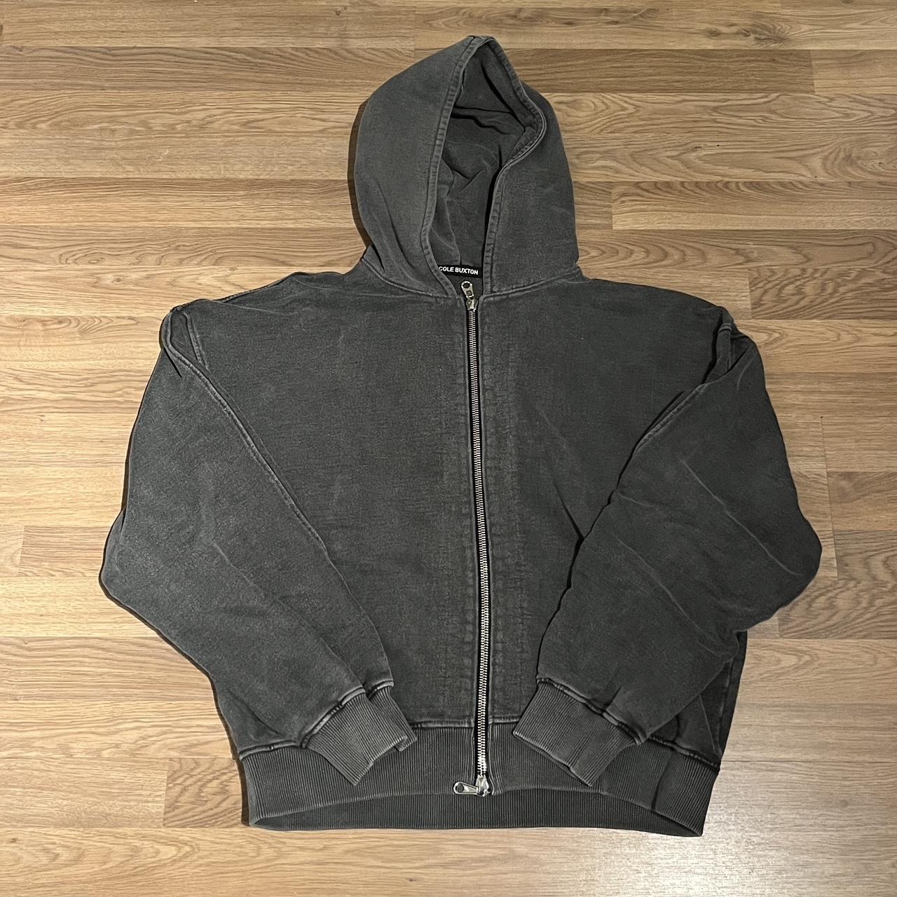 Cole Buxton Zip Hoodie Washed Black Small OG... - Depop