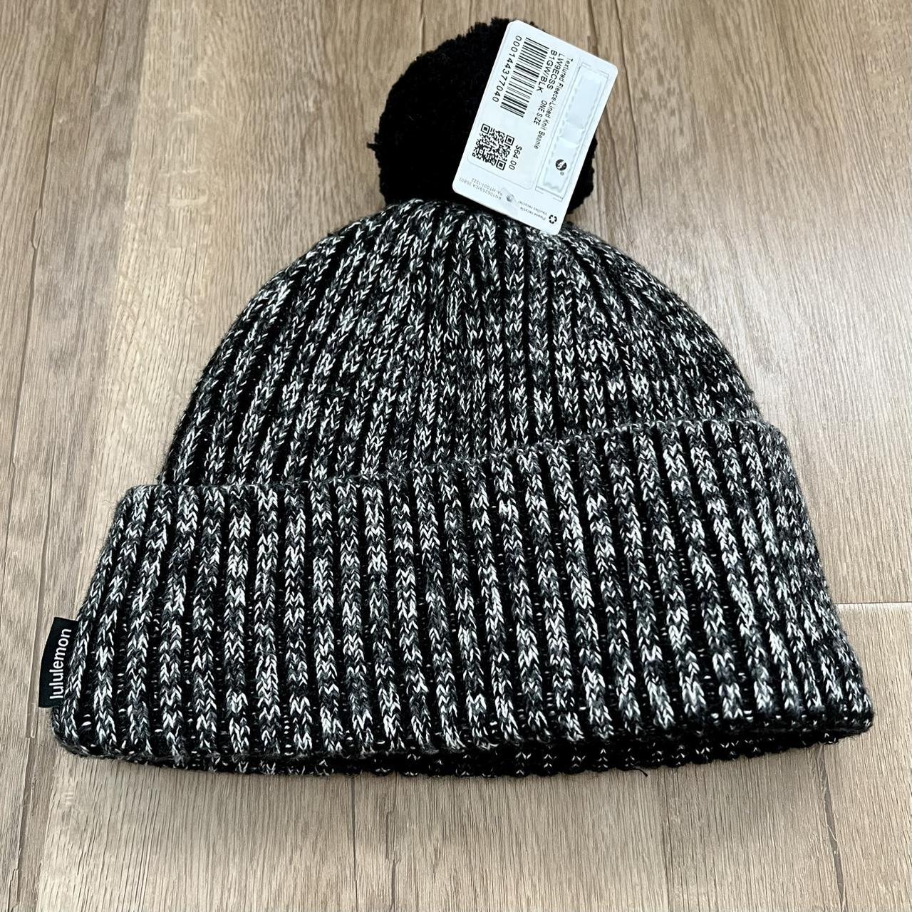 Buy Black Textured Fleece Lined Beanie Hat from Next USA