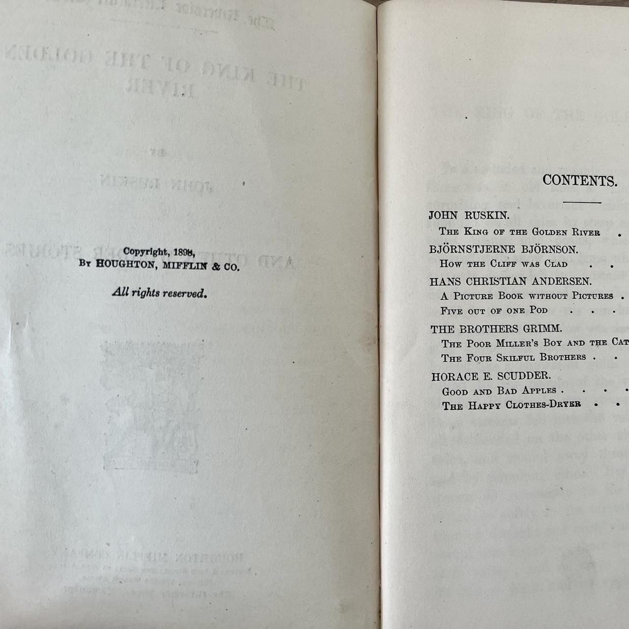 Antique Book 1898 Riverside Literature Series “The... - Depop