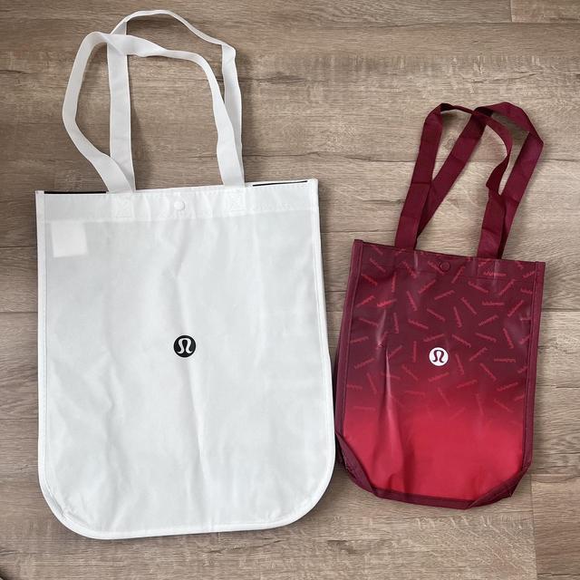 Lululemon - 2 Reusable Tote Bags. Size Large NWOT