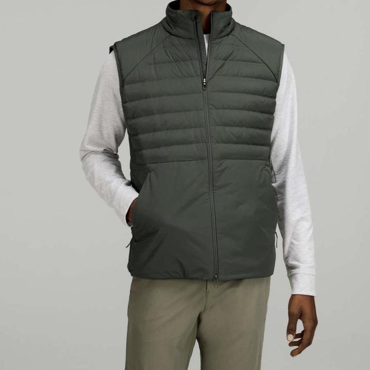 Lululemon Men’s Down for It All Vest Smoked Spruce... Depop