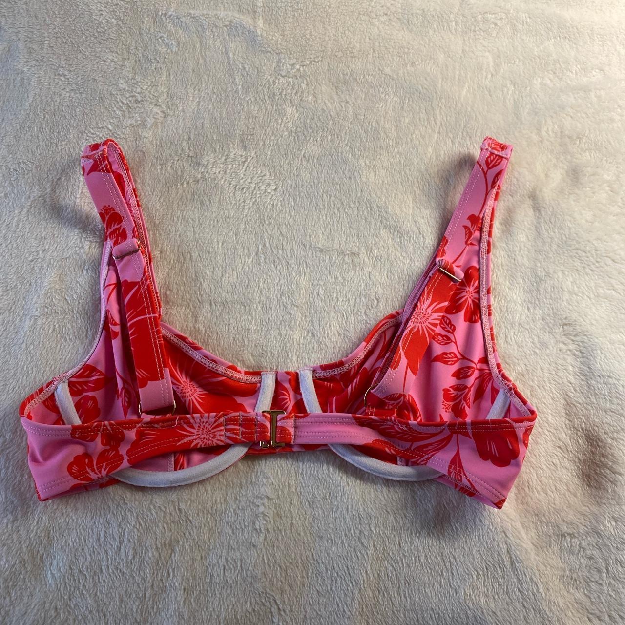 Kulani Kinis Women's Pink and Red Bikini-and-tankini-tops (2)