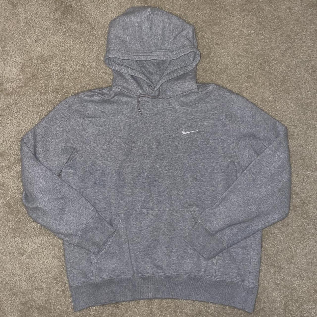 mens gray nike hoodie