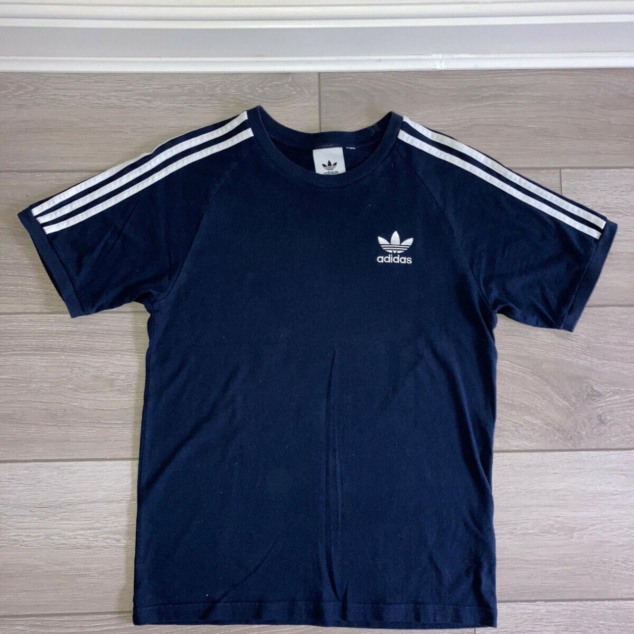 Adidas Men's Navy T-shirt | Depop