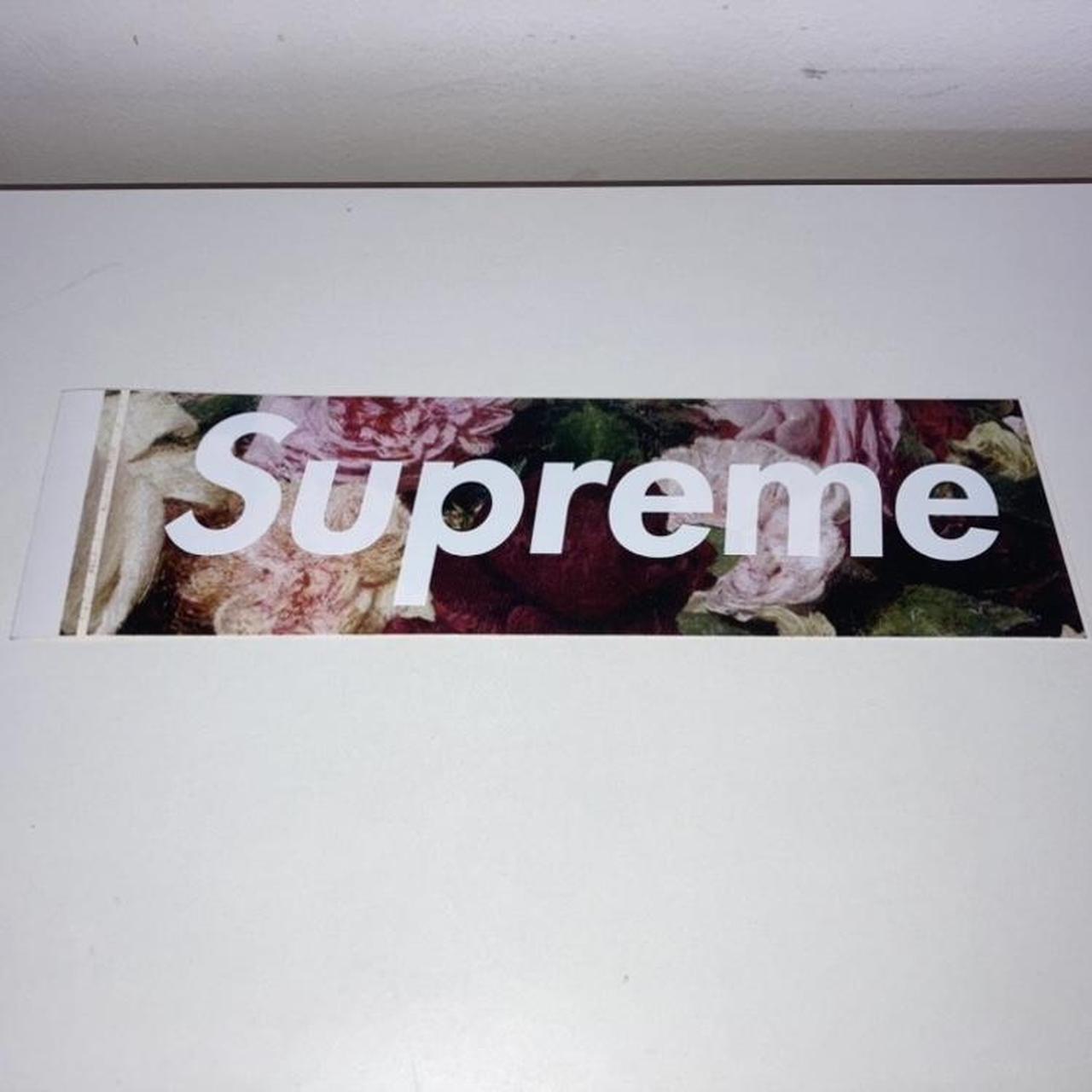 Supreme Power Corruption offers Lies Box Logo Sticker