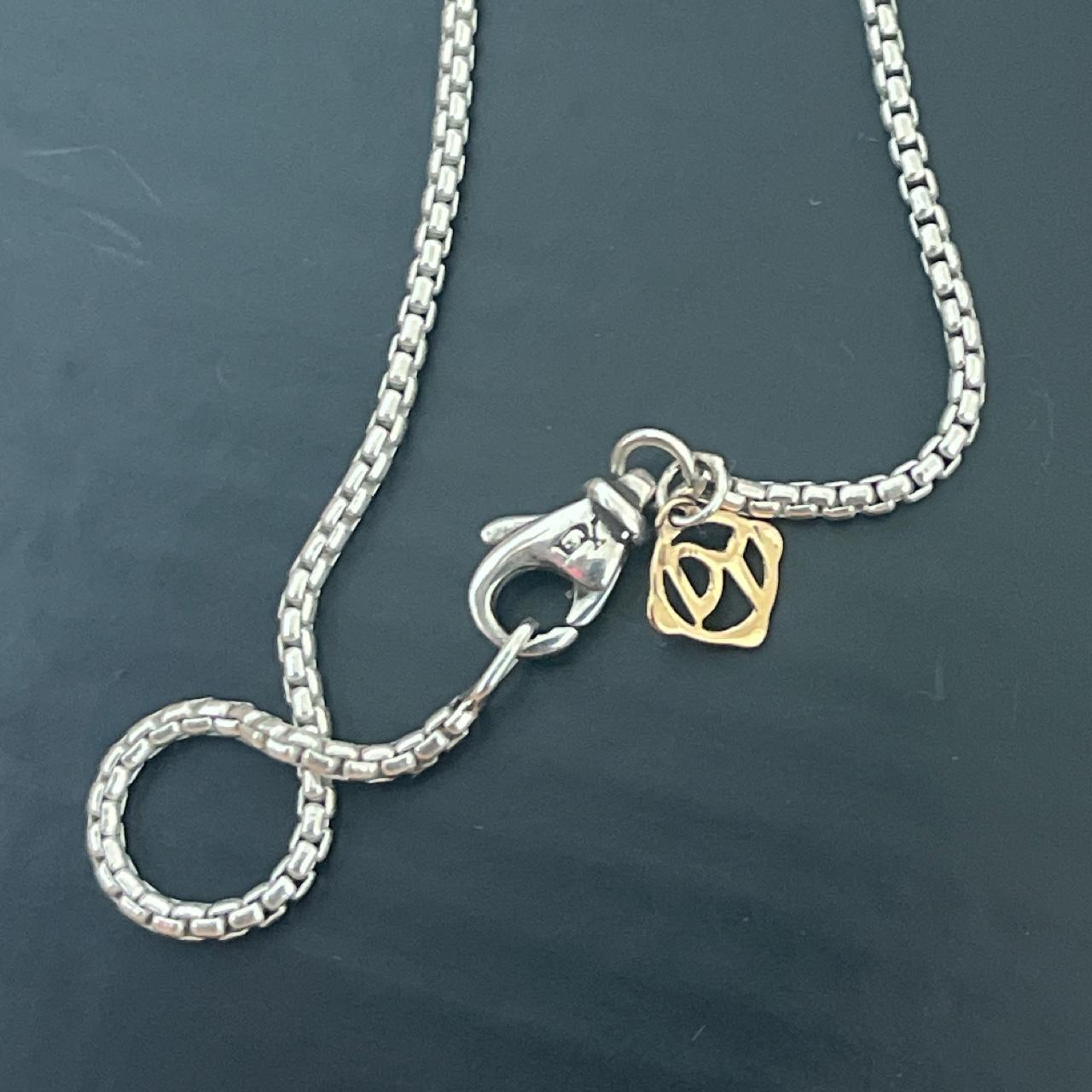 Authentic David Yurman Box Chain Necklace 24”L x... Depop
