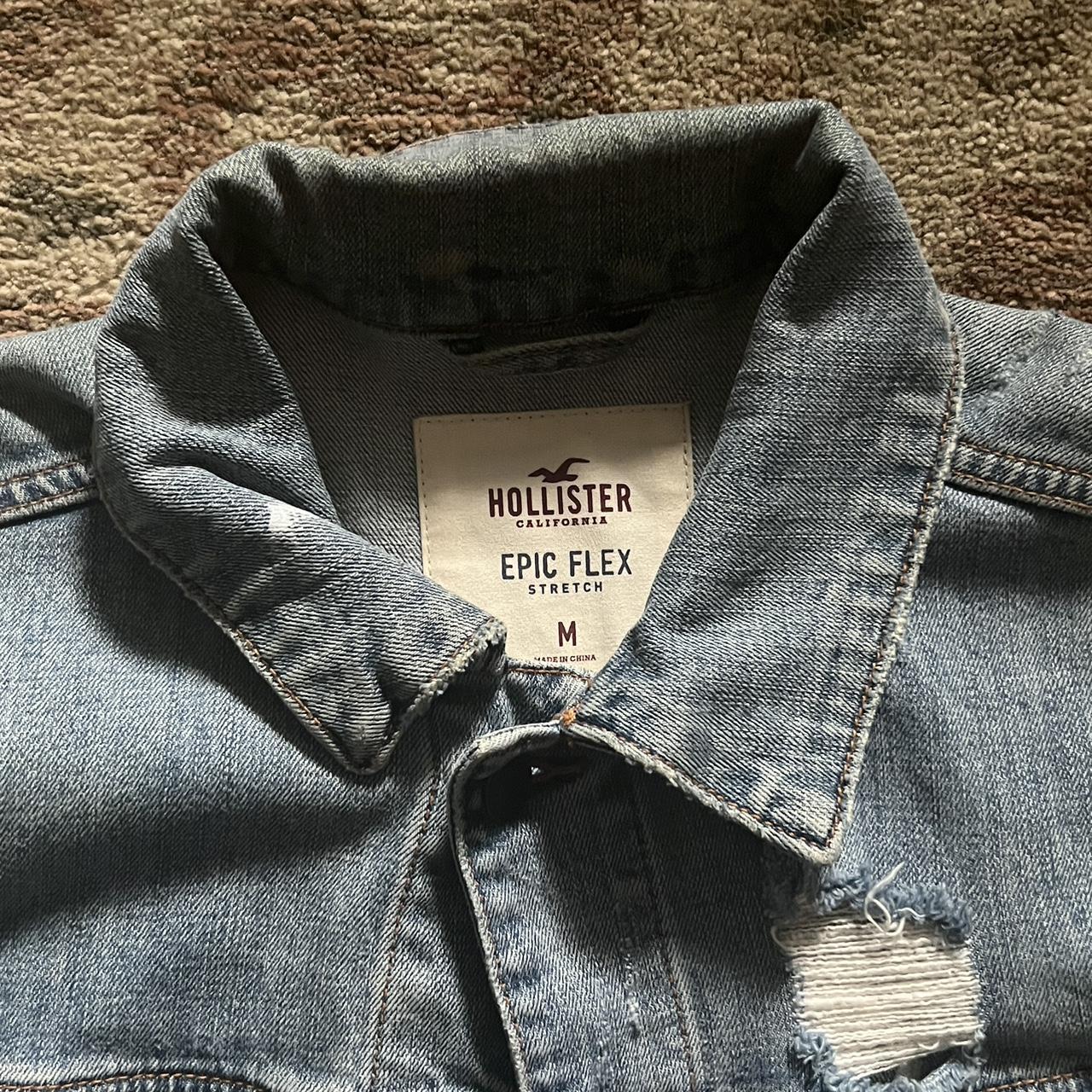 Hollister stretch denim clearance jacket