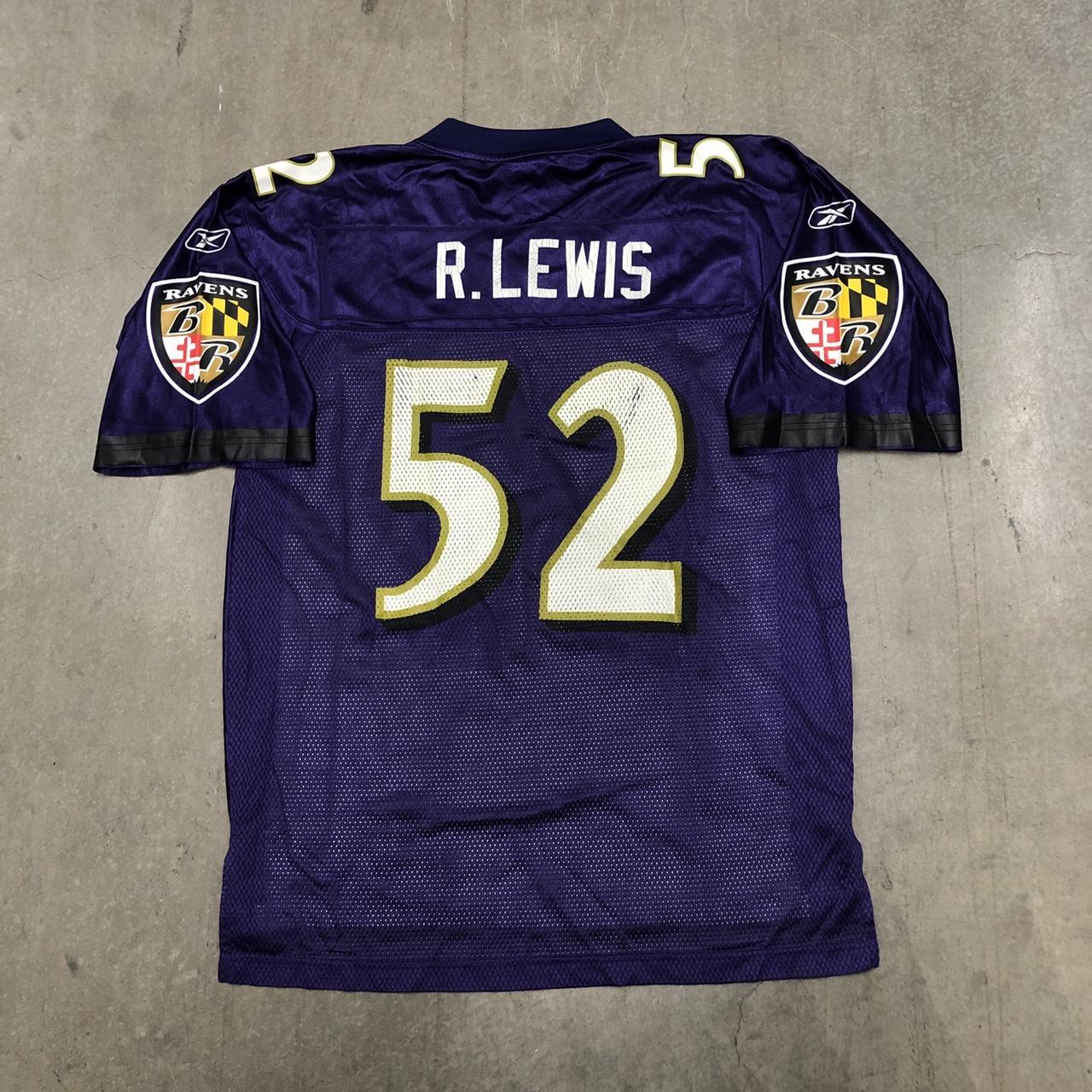 Vintage Reebok Baltimore Ravens Ray Lewis Jersey - Depop