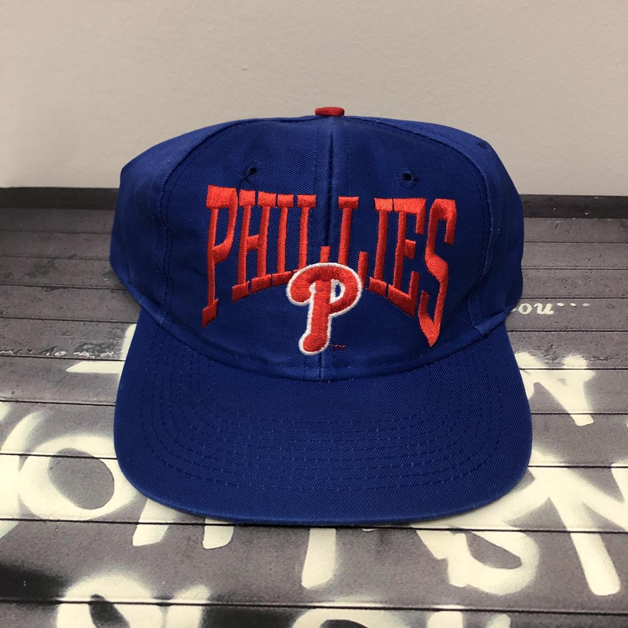 PHILADELPHIA PHILLIES VINTAGE 90s MLB SNAPBACK HAT - Depop