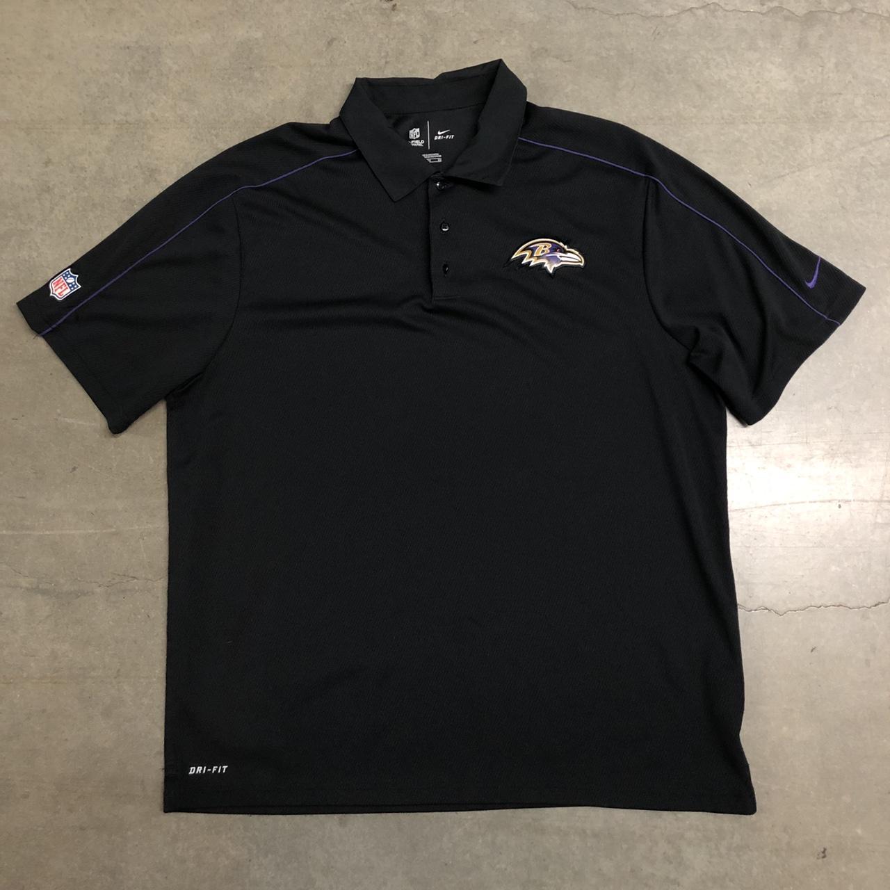 Nike Baltimore Ravens Dri Fit NFL On Field Polo - Depop