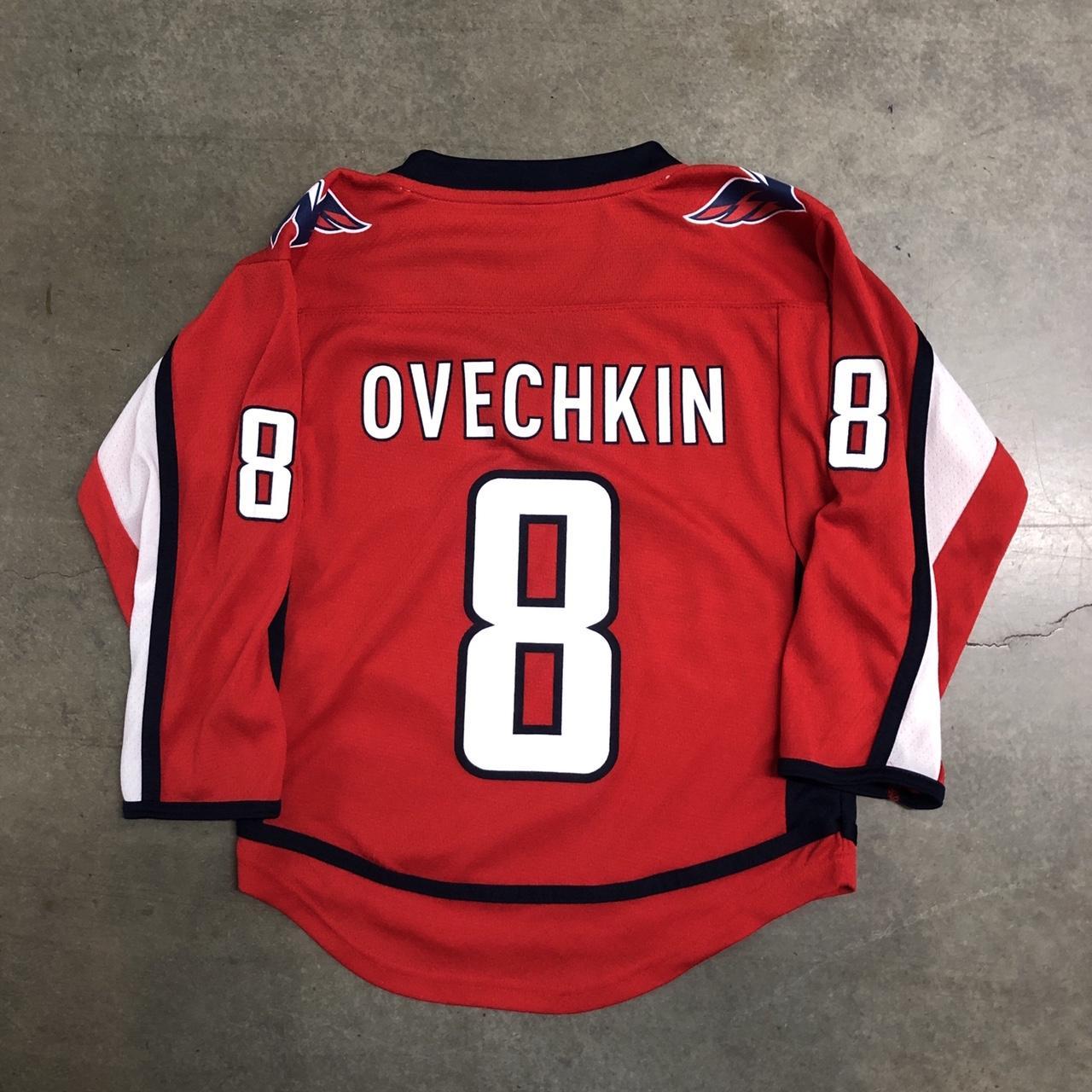 NHL Youth Washington Capitals Alex Ovechkin #8 Third Navy T-Shirt