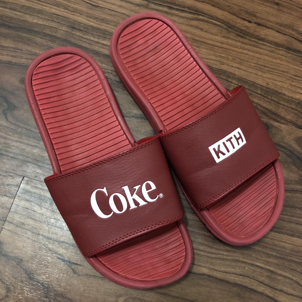 Kith x Coca Cola Men s Slide Slippers Men s 10 US Depop