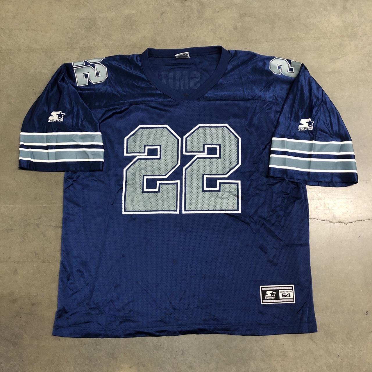 Vintage 90's Emmitt Smith Starter Dallas Cowboys Made in 