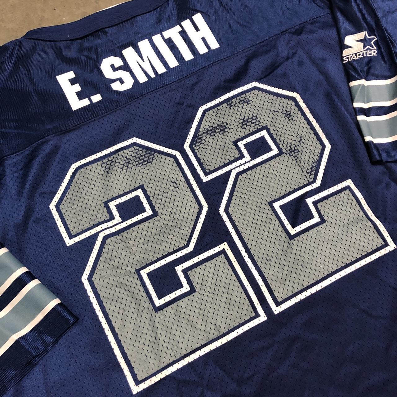 Vintage 90s Starter Dallas Cowboys Emmitt Smith - Depop