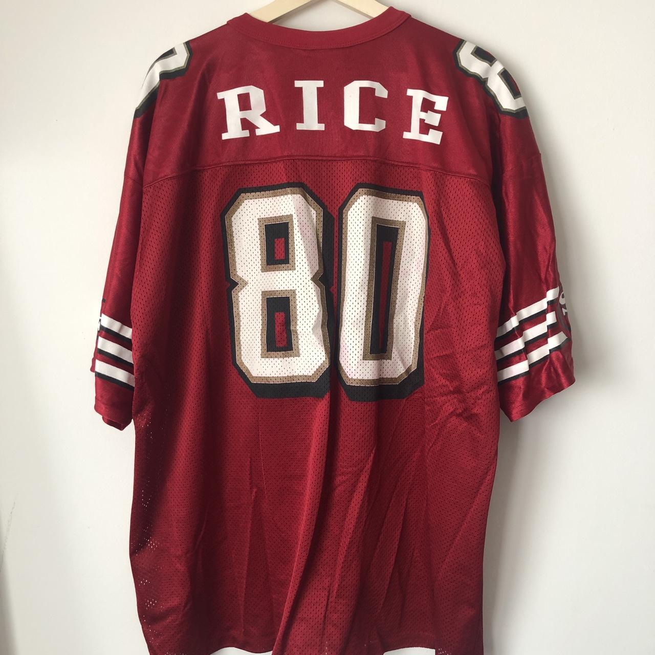 Vintage Champion Jerry Rice Jersey San Fran with - Depop