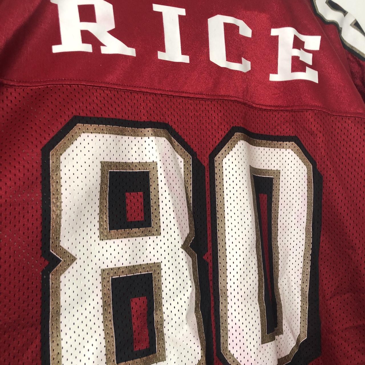 Vintage Champion Jerry Rice Jersey San Fran with - Depop