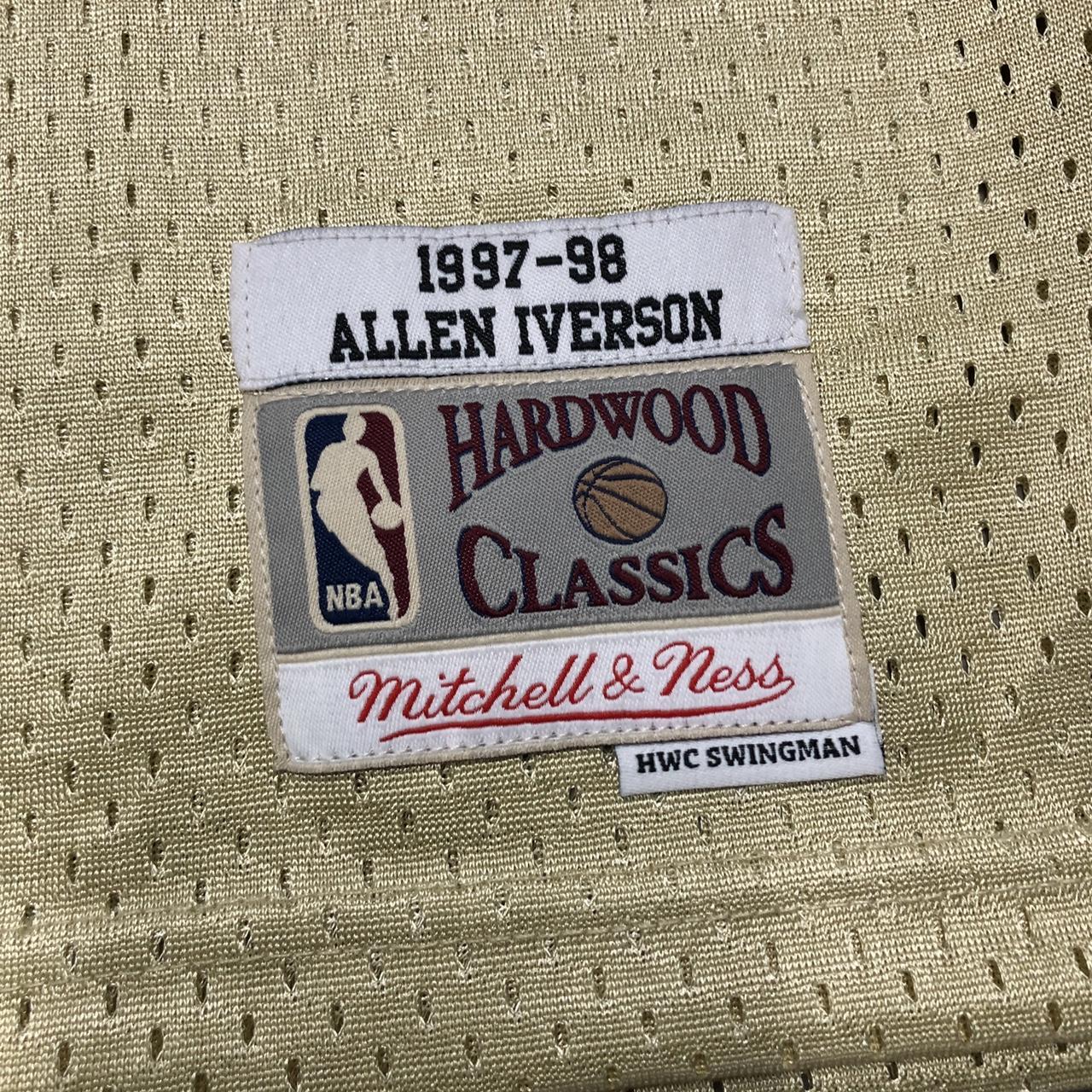 Allen Iverson NBA Philadelphia 76ers Hardwood Classic 1997-1998