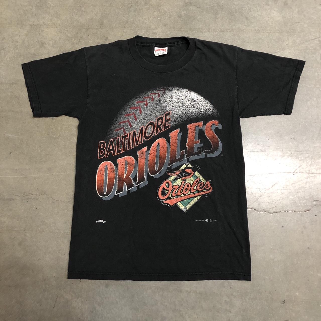 Vintage 90's Baltimore Orioles Nutmeg MLB Graphic - Depop