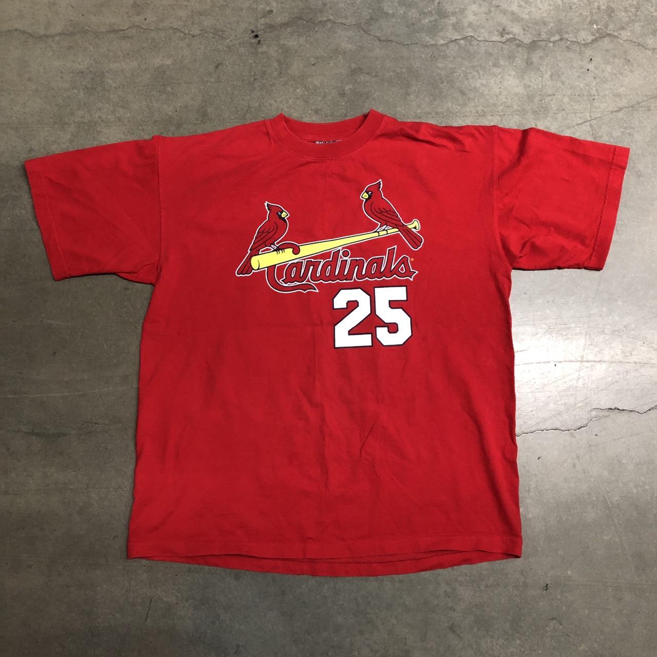Vintage 90s St. Louis Cardinals Mark Mcgwire Majestic T-shirt 