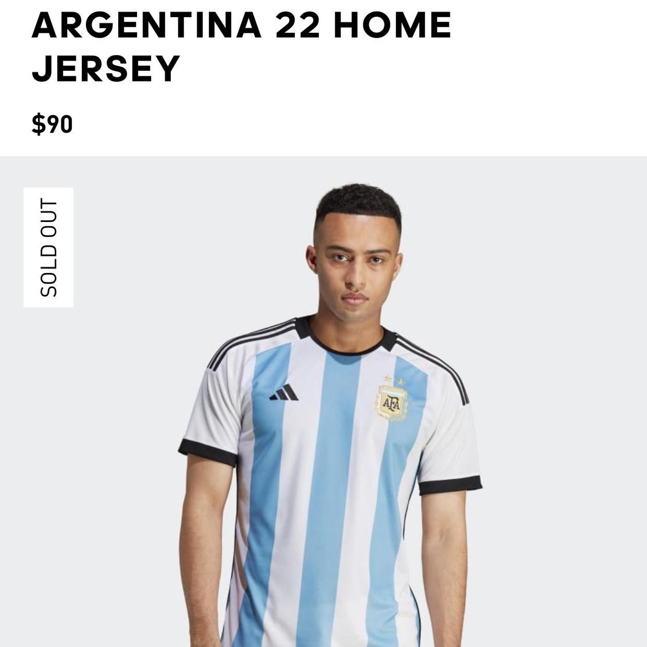 Argentina Messi World Cup 2022 Jersey World cup - Depop