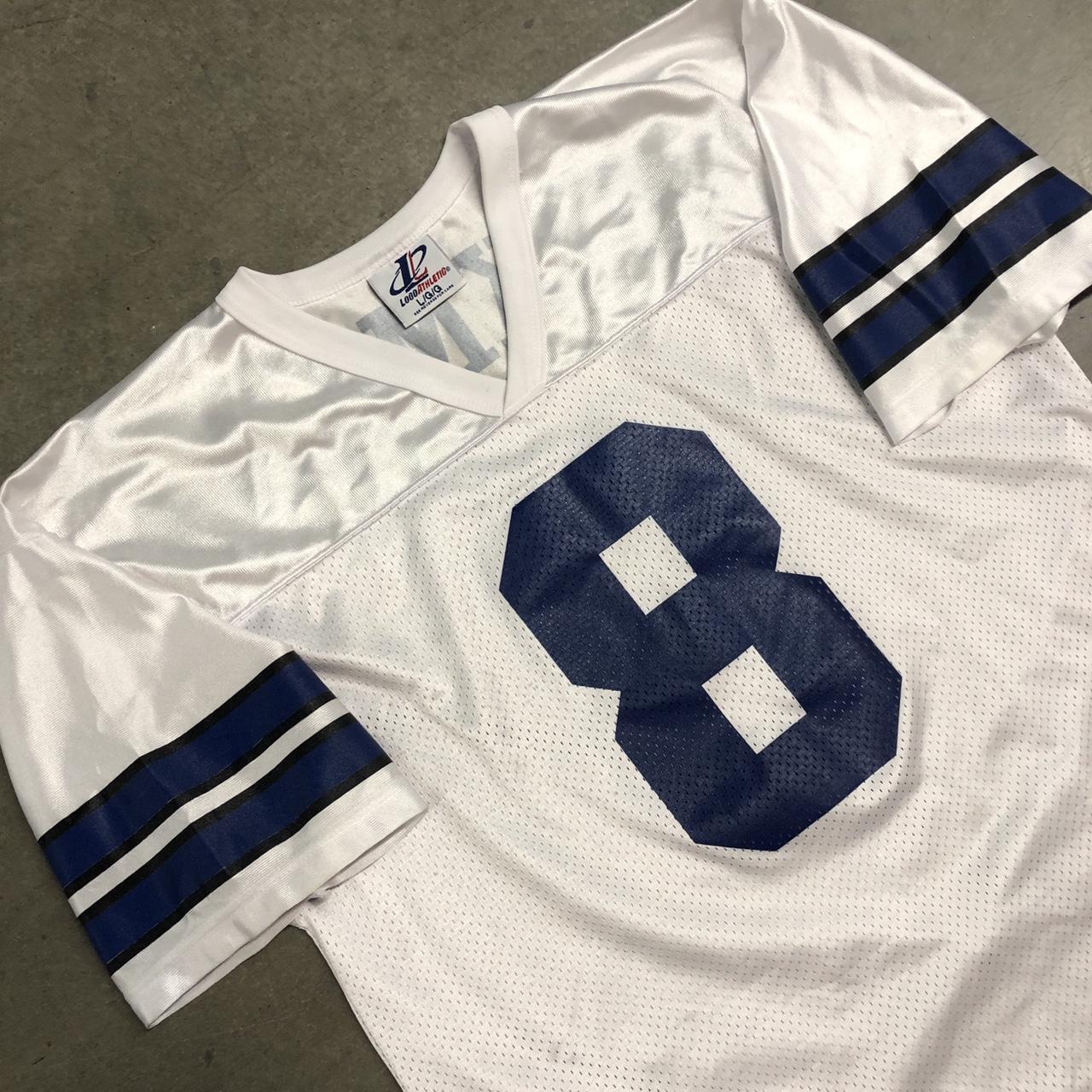 Vintage Dallas Cowboys Troy Aikman Jersey Tee Sz. - Depop