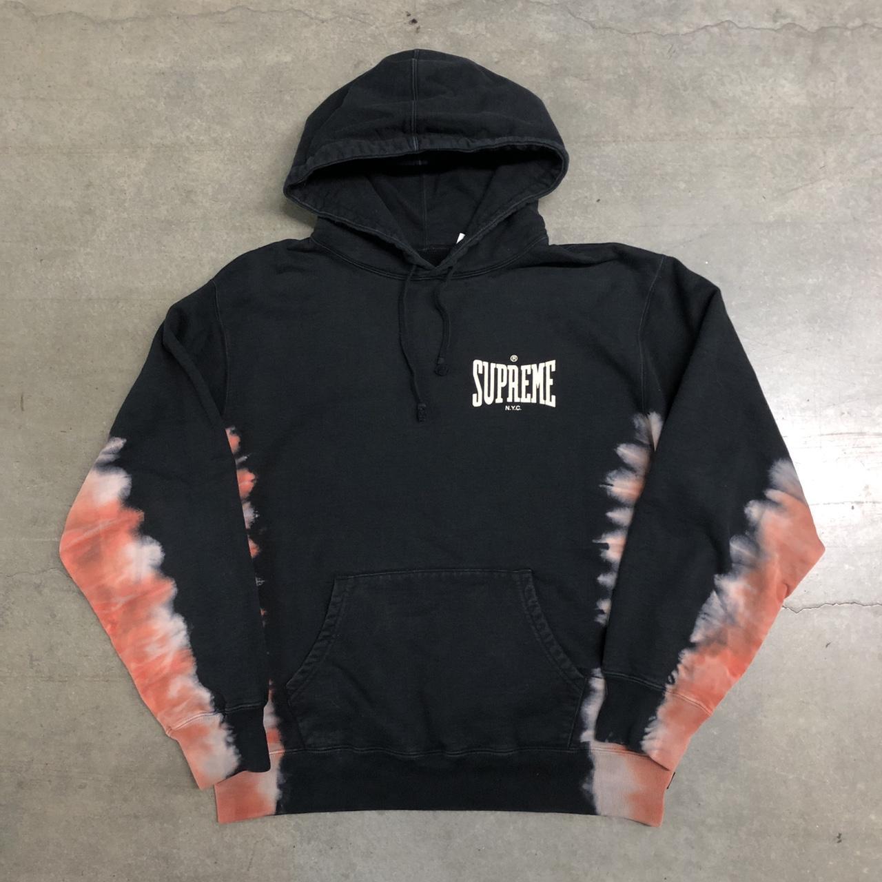 Supreme Bleached Zip Up Sweatshirt