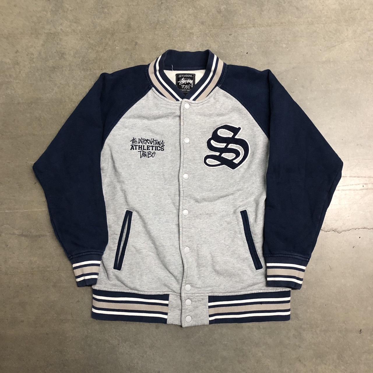 00s stussy edition varsity jacket black - ジャケット・アウター