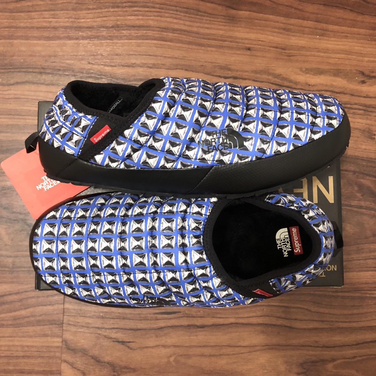 Supreme x the north face studded orders mules black mens 8 used