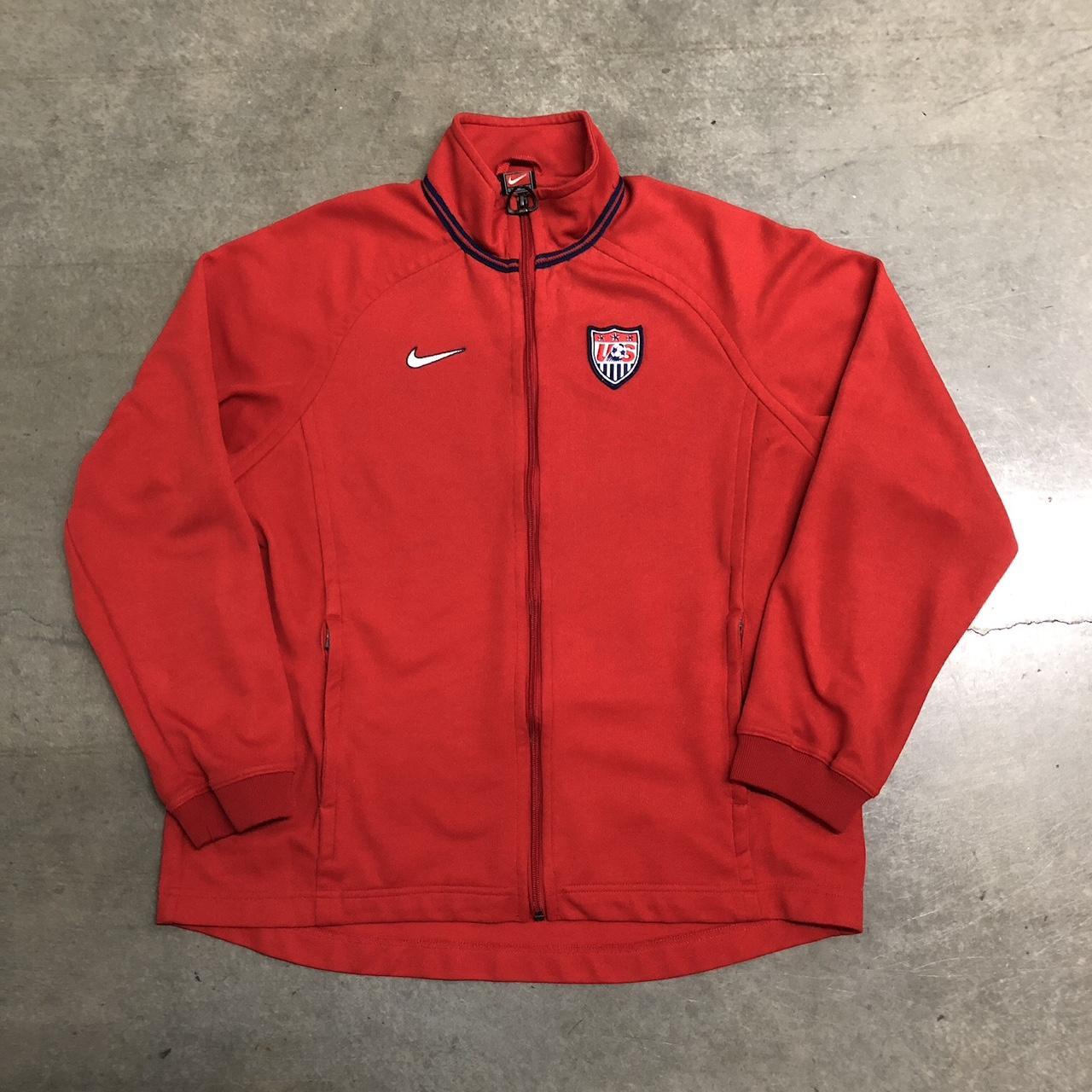 Vintage Y2K Nike USMNT USA Soccer Training Warm